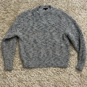 Jcrew Marbled Blue and White Sweater